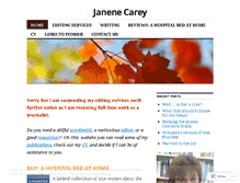 Tablet Screenshot of janenecarey.com